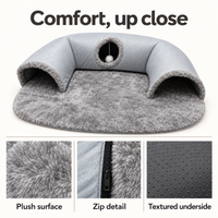 TailVale Hide & Play Cat Tunnel Bed