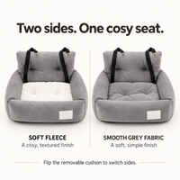 TailVale Plush Pet Car Seat